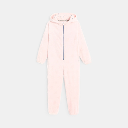 Avis Combinaison velours à étoiles rose fille OKAIDI 2