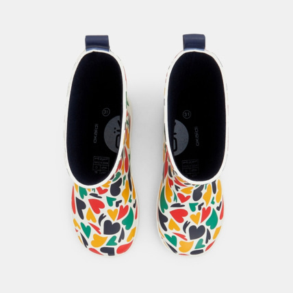 Avis Bottes de pluie cœurs fille OKAIDI 2