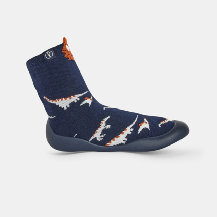 Avis Chausson chaussette dinosaures bleues garçon OKAIDI 1