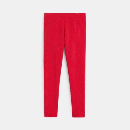 Avis Legging chaud rouge fille OKAIDI 2