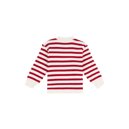 Avis Pull marin rayé "Fouesnant" - laine - Nature/Braise ARMOR-LUX 3