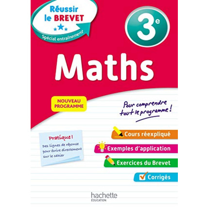 Avis Réussir au collège - Maths 3e Hachette Éducation 1