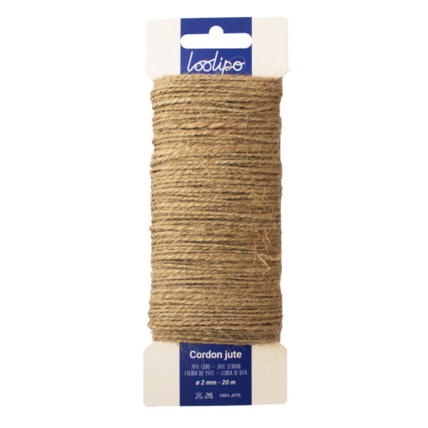 Avis Ficelle En Jute - diam 2 mm LOOLIPO 1