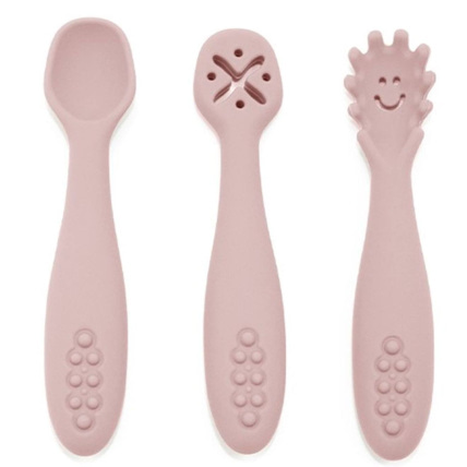 Avis Set de 3 cuillères d'apprentissage en silicone Babireva 2