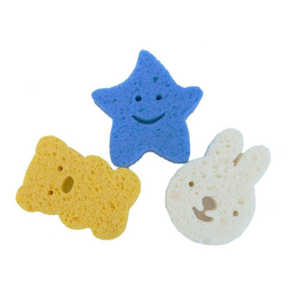 Avis Lot de 3 éponges en pulpe de bois naturel BO JUNGLE 1