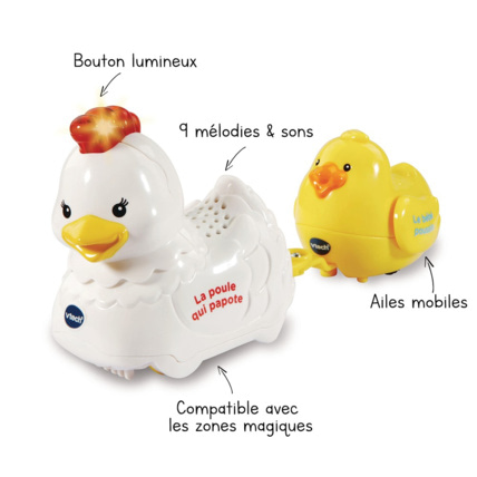 Avis Tut Tut Animo - Cocotte la poule qui papote et Picotin bébé poussin VTech 2