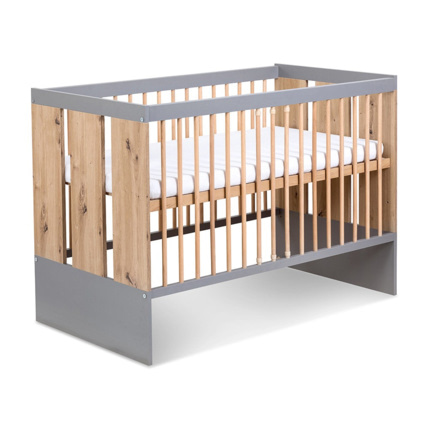 Avis Lit bébé enfant évolutif à barreaux avec sommier réglable PAULINE LITTLE SKY BY KLUPS 1
