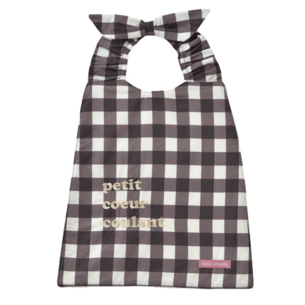 Avis Bavoir élastiqué vichy little crevette 4