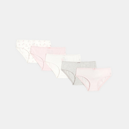 Avis Culottes en coton (lot de 5) rose fille OKAIDI 1