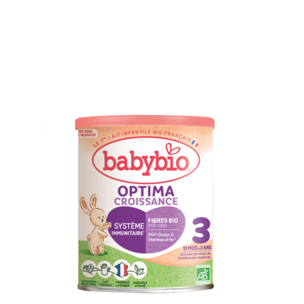 Avis Lait Optima 3ème âge Croissance Babybio 1
