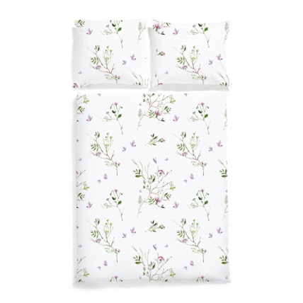Avis Housse de couette en satin de coton - Jardin Mon Lit Cabane 1