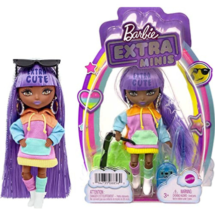 Avis Barbie - Poupée Extra Mini - Robe colorée BARBIE 1