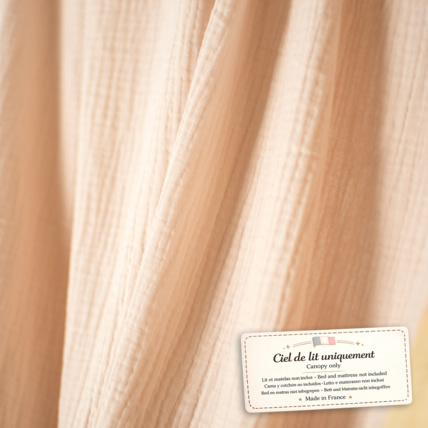 Avis Set double ciel de lit cabane en gaze de coton Sevira Kids 3