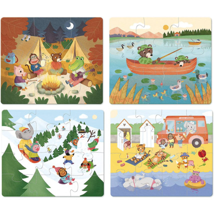 Avis 4 puzzles évolutifs Vacances VILAC 2
