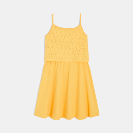 Avis Robe à bretelles jaune fille OKAIDI 4