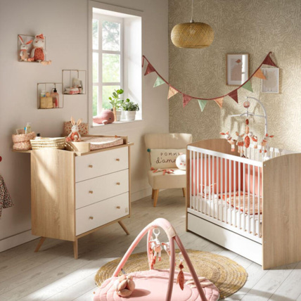 Avis Chambre Duo Access Lit bébé + Commode Sauthon 1