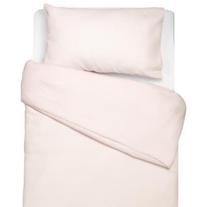 Avis Parure de lit réversible gaze de coton & nid d'abeille Sevira Kids 1