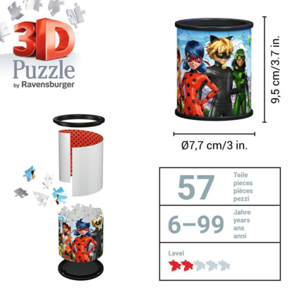 Avis Puzzle Pot à crayons - Miraculous - de 6 ans RAVENSBURGER 5
