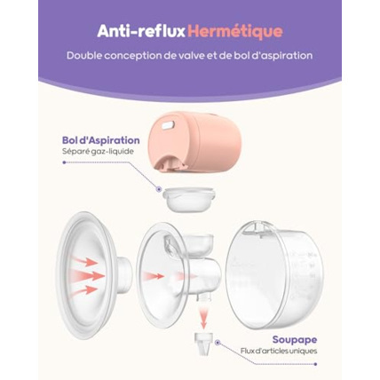 Avis Tire-lait électrique main libre avec sac de rangement NULIIE 4