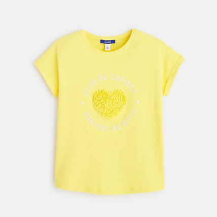 Avis T-shirt Club des Copines jaune fille OKAIDI 2