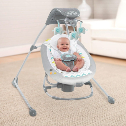 Avis Balancelle InLighten 2 en 1 Cradling Swing INGENUITY BRIGHT STARTS 3