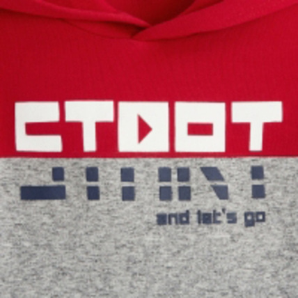 Avis Sweat capuche colorblocks gris garçon OKAIDI 3