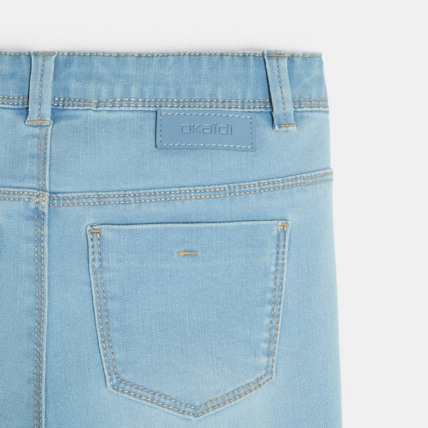 Avis Bermuda en jean bleu fille OKAIDI 3