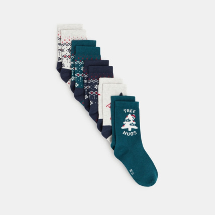 Avis Chaussettes Noël (lot de 5) vertes garçon OKAIDI 1