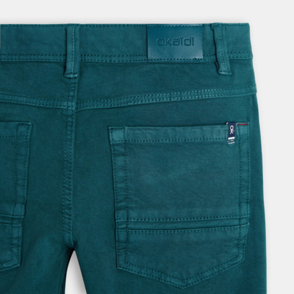 Avis Pantalon slim bi-stretch bleu garçon OKAIDI 4