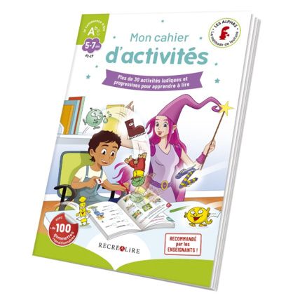 Avis Livre Mon cahier d'activités "Je commence à lire" - Les Alphas ÉDITIONS RÉCRÉALIRE 1