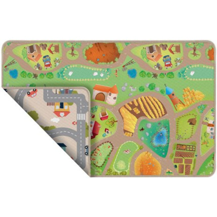 Avis Tapis reversible Ville & Ferme T'MIMI 1