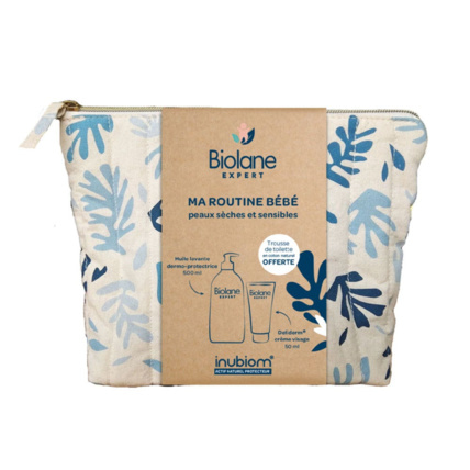 Avis Trousse de toilette ma routine peaux sèches & sensibles Biolane Expert 1