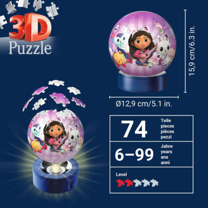 Avis Puzzle Gabby's Dollhouse illuminé - de 6 ans RAVENSBURGER 5