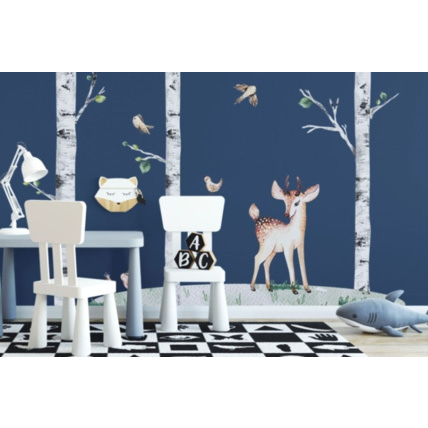 Avis Stickers arbres oiseaux et faon Mon Lit Cabane 2
