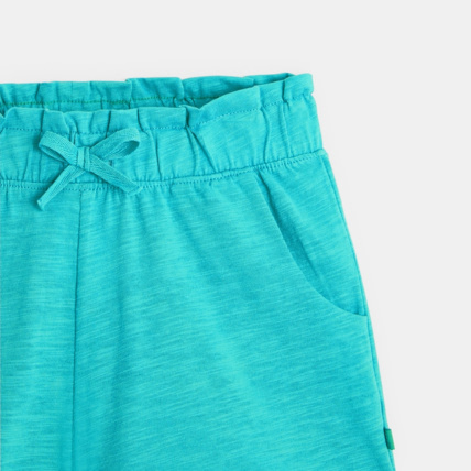 Avis Short en jersey uni bleu fille OKAIDI 2
