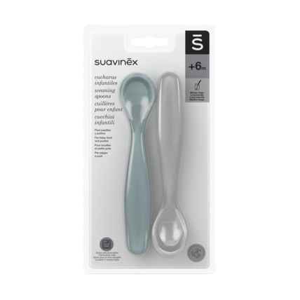 Avis Lot de 2 cuillères  6m et + Suavinex 1