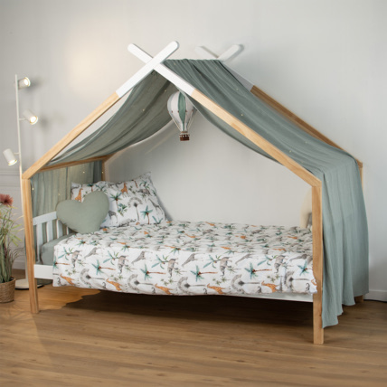 Avis Parure réversible, housse de couette + taie d'oreiller enfant Sevira Kids 2