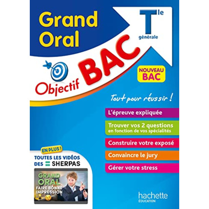 Avis Objectif BAC Grand Oral Tle générale Hachette Éducation 1