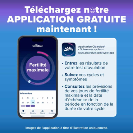 Avis Test D'ovulation Digital avancé CLEARBLUE 5