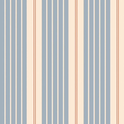 Avis Papier peint enfants Rayures Classiques Bleu Vintage Dekornik 1