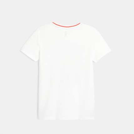 Avis T-shirt maille piquée course automobile blanc garçon OKAIDI 3