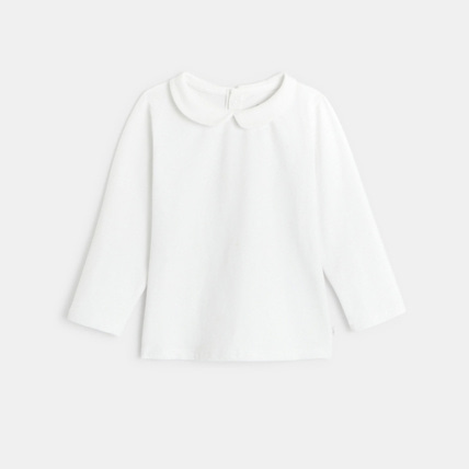 Avis T-shirt col claudine uni OBAÏBI 1