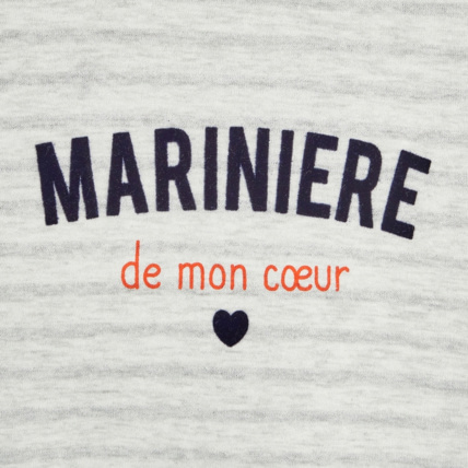 Avis Marinière réversible bleu fille OKAIDI 2