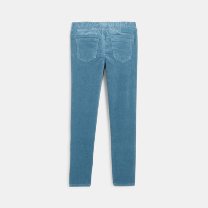 Avis Treggings en velours stretch bleu fille OKAIDI 5