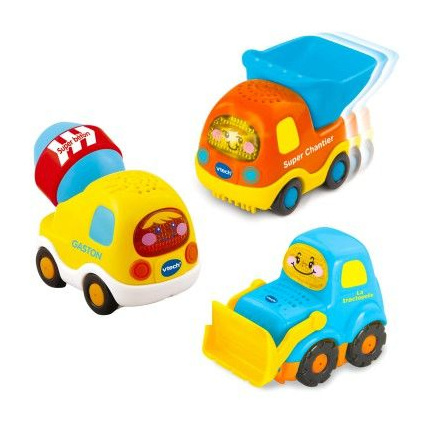 Avis Coffret trio chantier : Gaston, Didier et Amelle - Tut Tut Bolides VTech 1