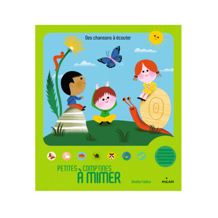 Avis Livre sonore Petites comptines à mimer MILAN 1