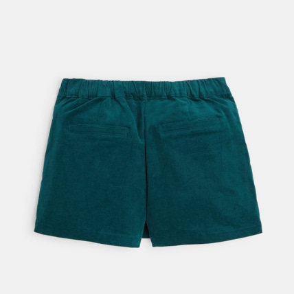 Avis Jupe-short en velours côtelé uni verte fille OKAIDI 2