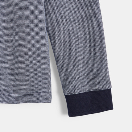 Avis Polo uni bleu garçon OKAIDI 4