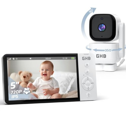 Avis Babyphone vidéo 5 ouces avec caméra 350° GHB 1
