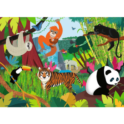 Avis Puzzle Les animaux de la jungle - de 5 ans RAVENSBURGER 2